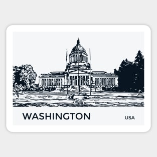 Washington State USA Sticker